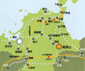 車でのアクセス地図