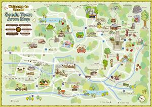 添田町ガイドマップ英語版（画像）