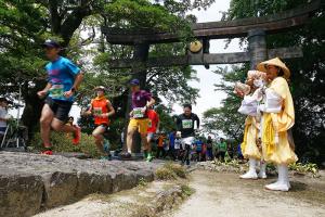 英彦山参道を走る、の写真