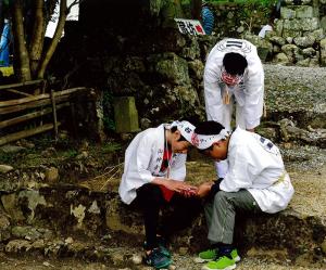 祭りのひととき、の写真