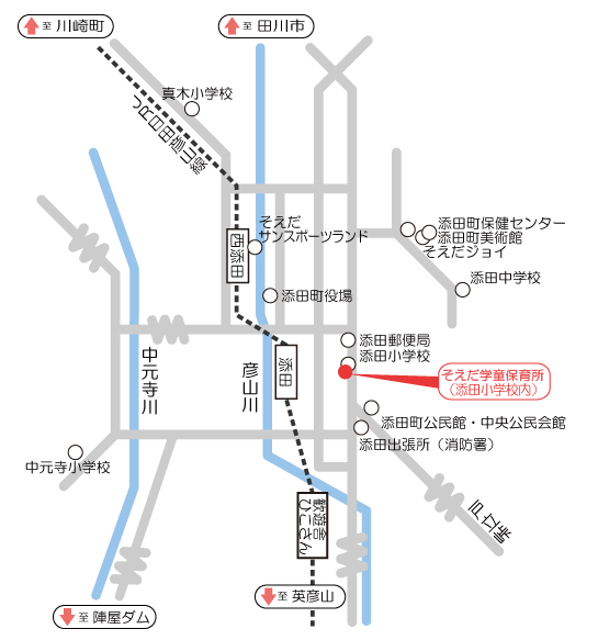 そえだ学童保育所マップの画像